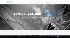 Desktop Screenshot of buildingcontrolalliance.org