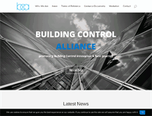 Tablet Screenshot of buildingcontrolalliance.org